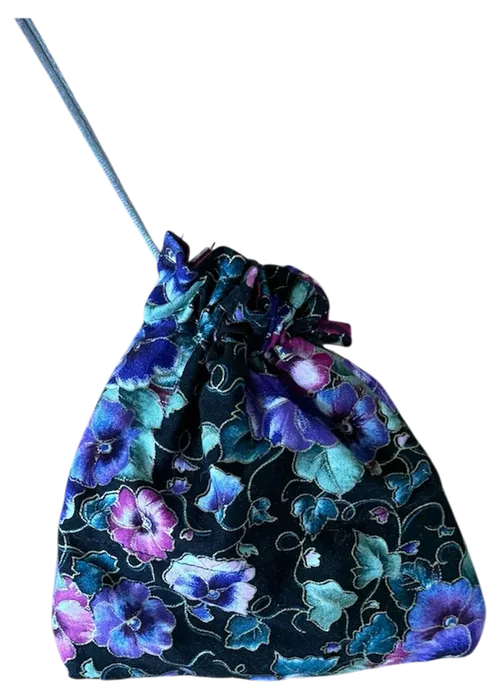 Purple Poppy dance shoe pouch
